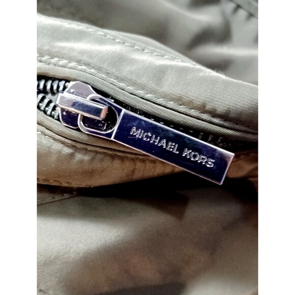 Michael Kors Hooded Anorak, Green Water Resistant Women's Jacket size M - Picture 8 of 14